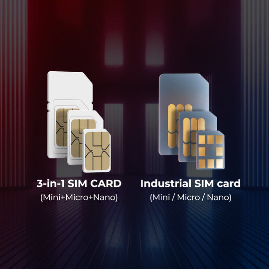 3-in-1 and Industrial SIM cards for versatile connectivity options