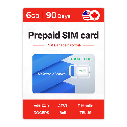 Eiotclub US & Canada Prepaid SIM Card