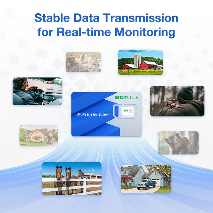 Eiotclub SIM card promoting stable data for IoT applications across Europe. Stable Data Transmission for Real-time Monitoring