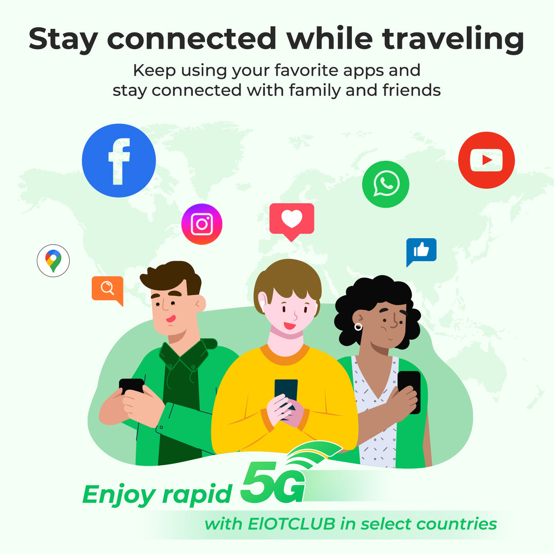 North America prepaid eSIM with 5G data for USA, Canada and Mexico, iPhone and Android compatible