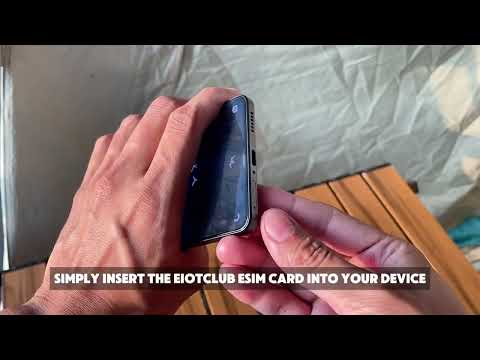 EIOTCLUB Physical eSIM Card: Unlimited Global Downloads, Pre-Cut, Compatible with Android & Apple
