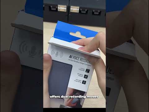 4G AI Voice Recorder with App Control, GPT-4.1 Transcription,  88 Languages