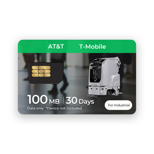 EIOTCLUB Industrial SIM Card 100MB for AT&T and T-Mobile, data only.