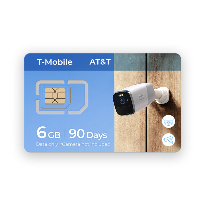 5G SIM Card for security camera, supports AT&T and T-Mobile networks. Eoitclub SIM card for 5-Year Unlimited IoT Plan with free security camera offer.