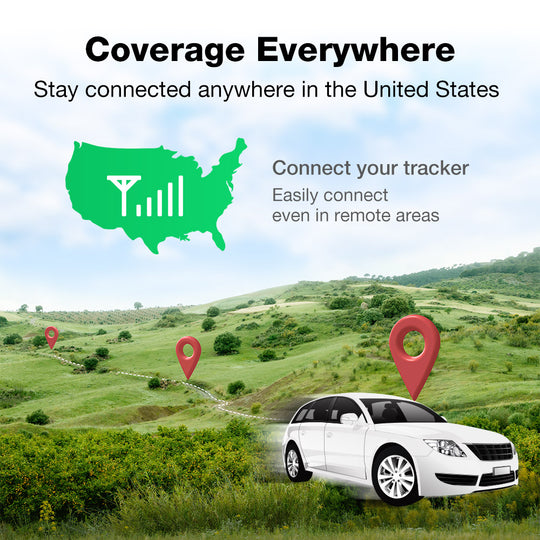 Eiotclub GPS Tracker offers nationwide coverage for seamless connectivity. Coverage Everywhere